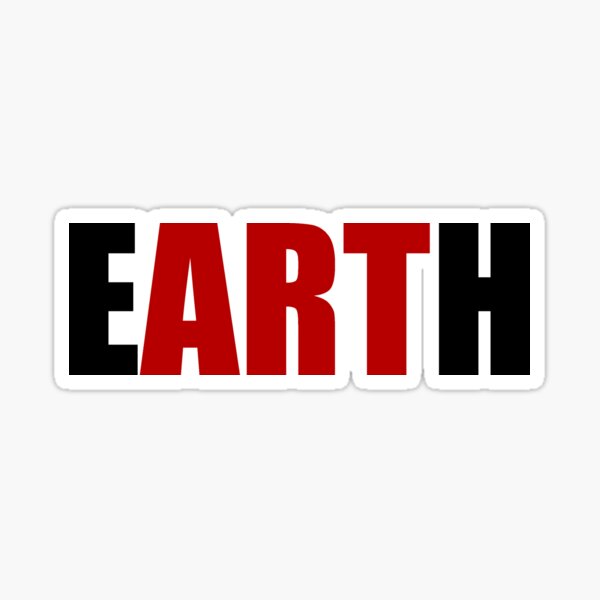 Earth Art Sticker