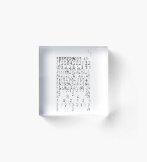 DIGITAL * 1 Acrylic Block