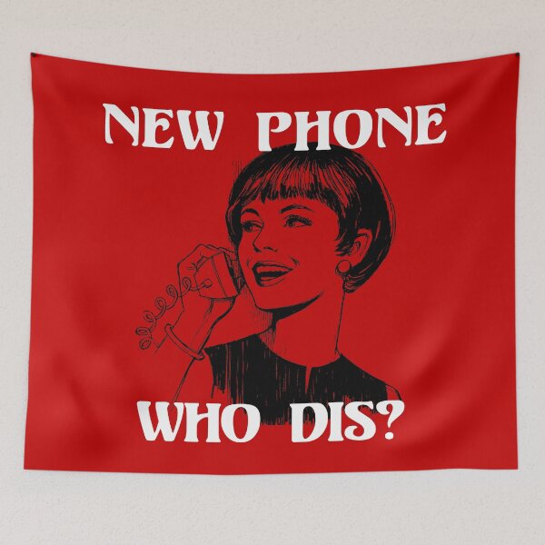 Item preview, New Phone, Who Dis? designed and sold by Texterns.
