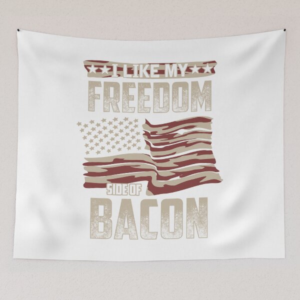 Item preview, American Flag Gift Bacon Lover Freedom Banner Men Women designed and sold by GabiBlaze.