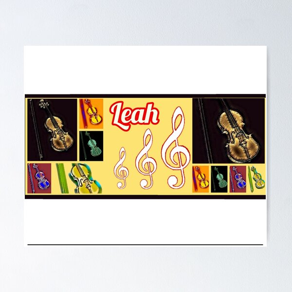 Item preview, Leah loves violin 2 designed and sold by Attiva.