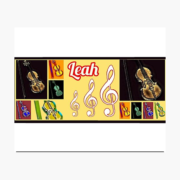 Item preview, Leah loves violin 2 designed and sold by Attiva.