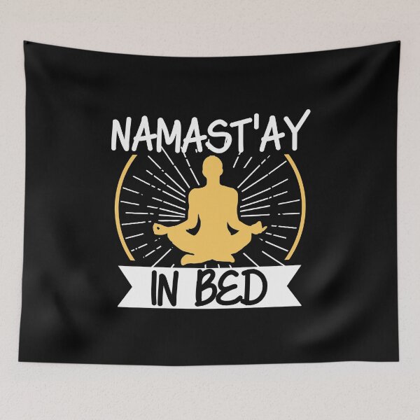 Item preview, Yoga Shirt Namast'ay In Bed Meditation Gift Tee designed and sold by haselshirt.