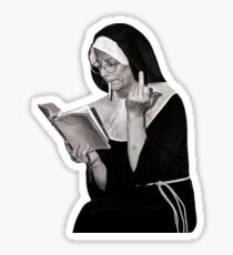 REBEL NUN STICKER Sticker