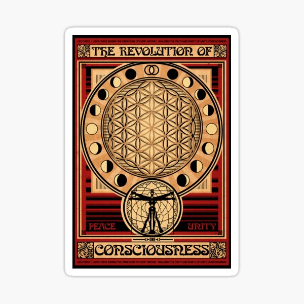 Item preview, The Revolution of Consciousness | Enlightened Propaganda Poster designed and sold by Daniel Watts.