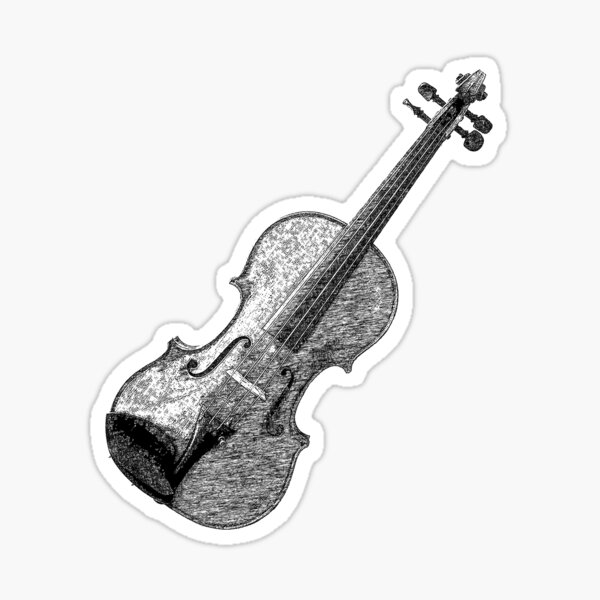 Violin Sticker