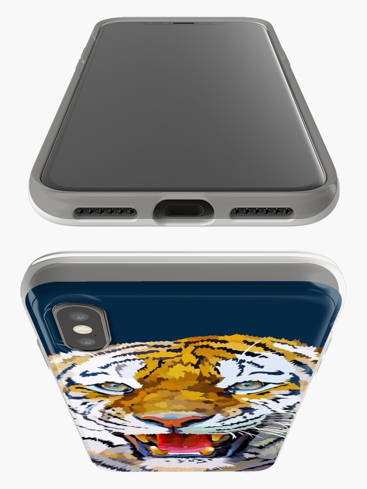 Alternate view of Roaring tiger iPhone Case