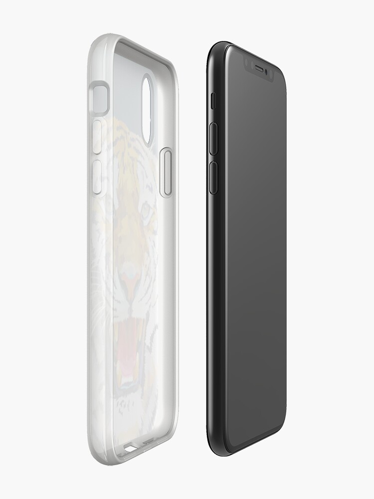 Alternate view of Roaring tiger iPhone Case