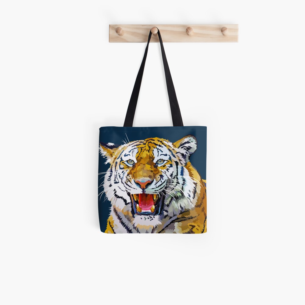 Roaring tiger Tote Bag