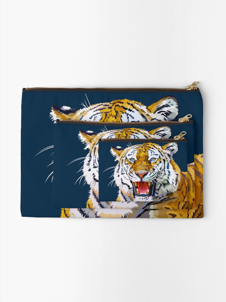 Alternate view of Roaring tiger Zipper Pouch