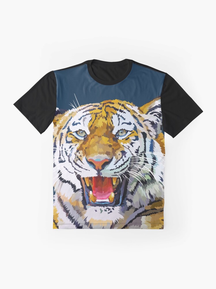 Alternate view of Roaring tiger Graphic T-Shirt