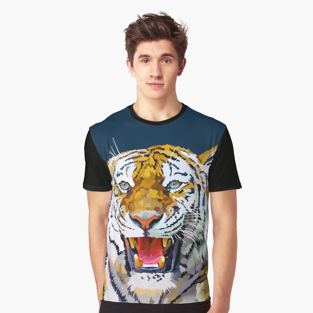 Roaring tiger Graphic T-Shirt