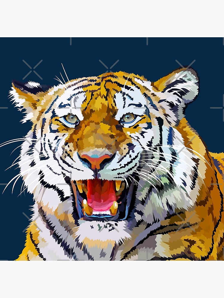 Roaring tiger by Elviranl