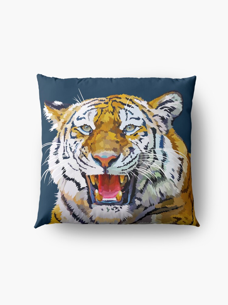 Alternate view of Roaring tiger Floor Pillow