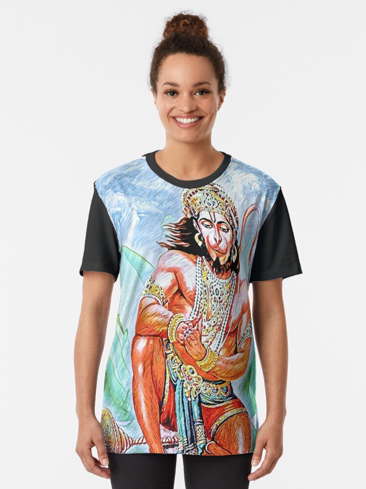 smiling hanuman t shirt