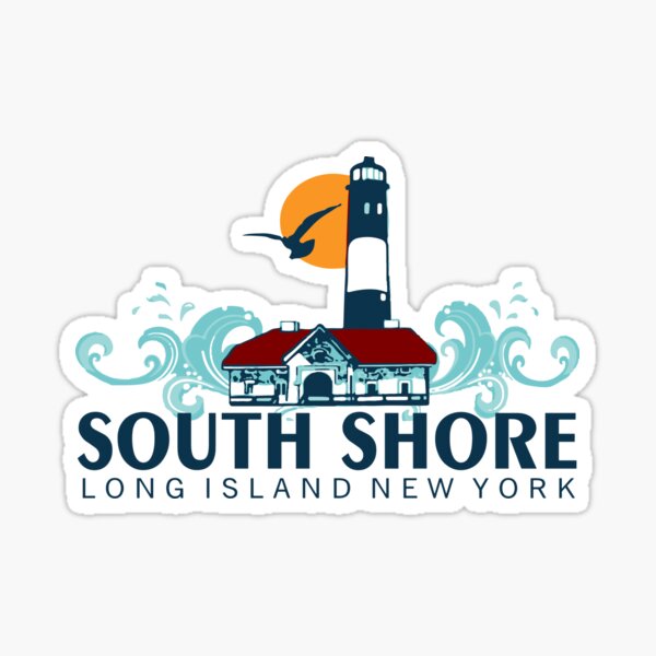 "South Shore - Long Island." Sticker for Sale by ishore1 | Redbubble
