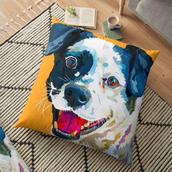 Happy Dog - Your Loyal Friend Floor Pillow