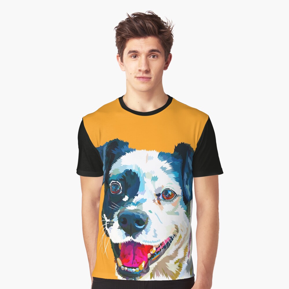 Happy Dog - Your Loyal Friend Graphic T-Shirt