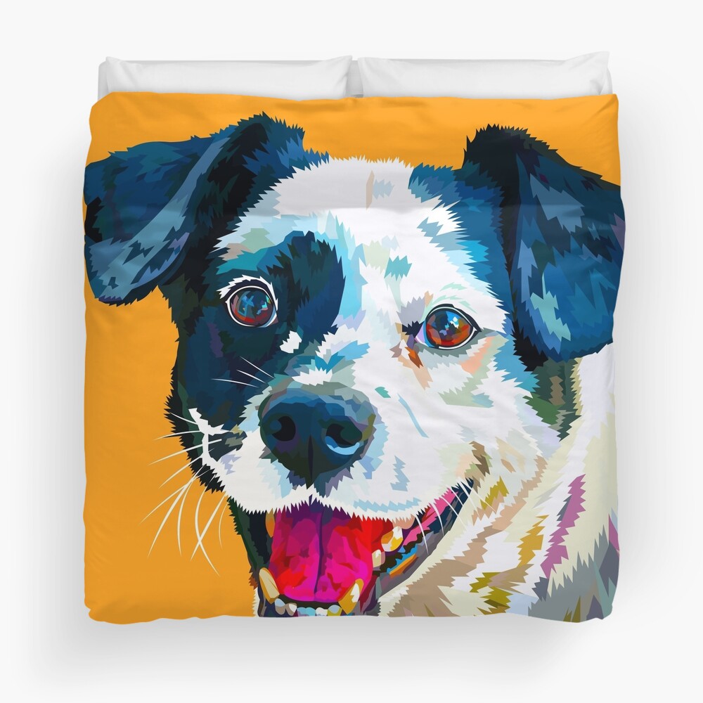 Happy Dog - Your Loyal Friend Duvet Cover