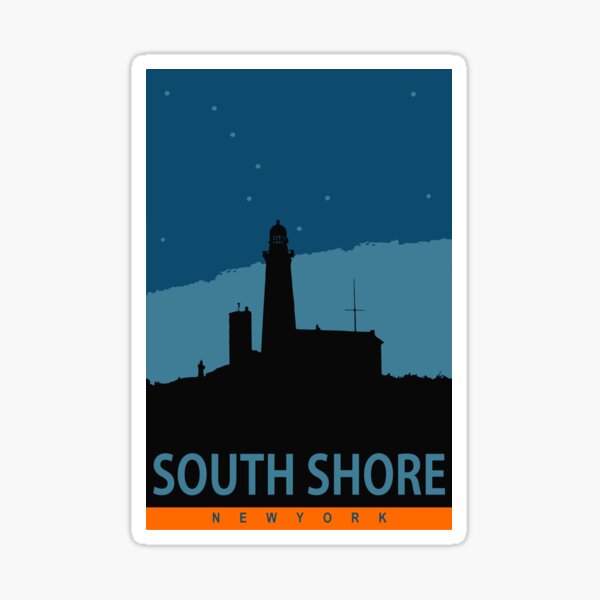 "South Shore - Long Island." Sticker for Sale by ishore1 | Redbubble