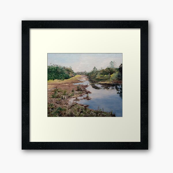 Item preview, Egrets in Watery Pasture designed and sold by ArtbyMinda.