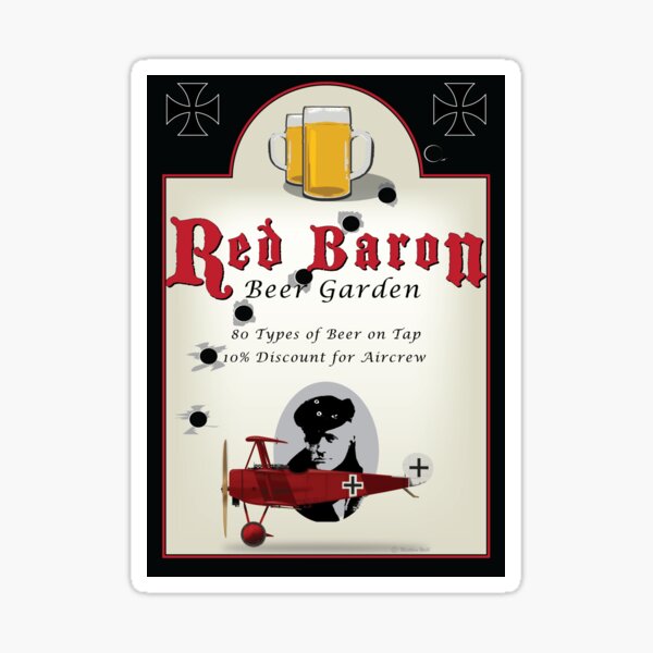 Aperçu de l'œuvre Jardin de la bière Red Baron créée et vendue par Matthew Webb.