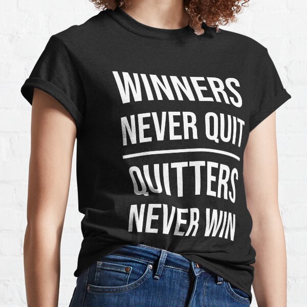 Item preview, Winners never quit designed and sold by kailukask.