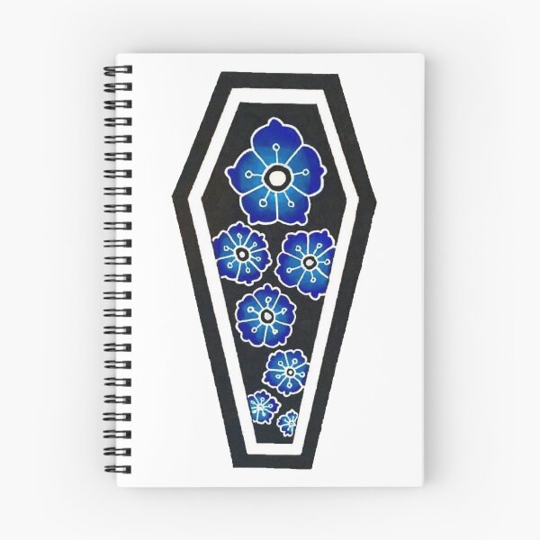 Item preview, Floral Coffin Design  designed and sold by Pumpkindraws1.