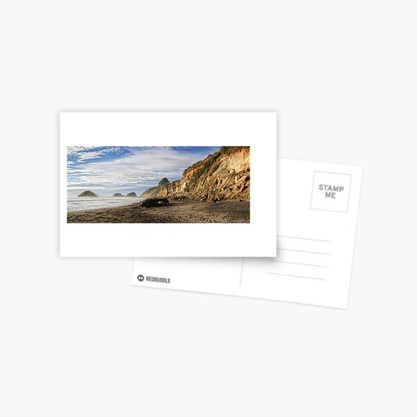Back Beach Coastline Postcard