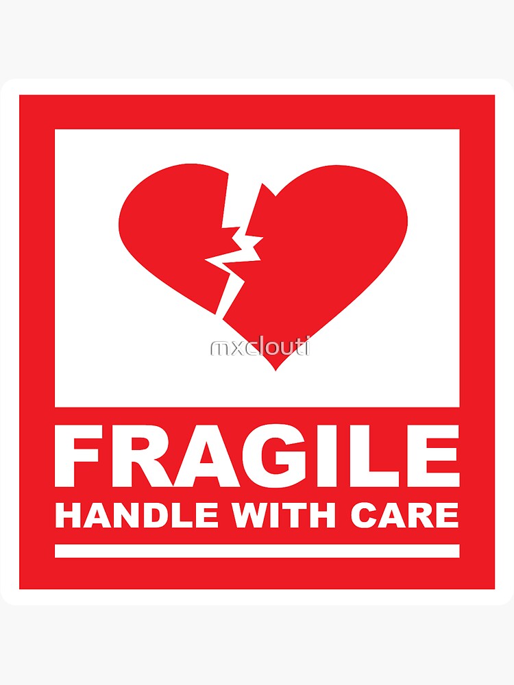 Fragile, handle with care | Sticker