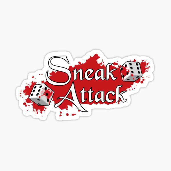 Sneak Attack Sticker
