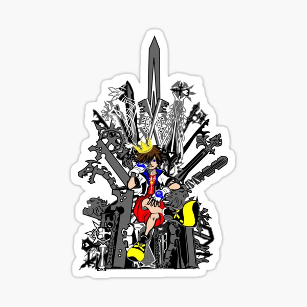 kingdom hearts macbook sticker