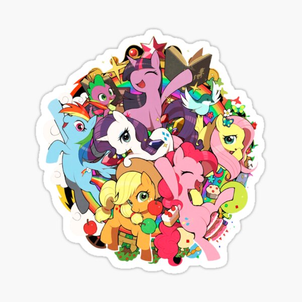 Item preview, My Little Pony Group Shot designed and sold by Timanator3000.