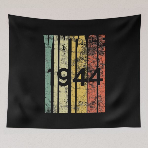 Item preview, Vintage 1944 Retro Birth Year Birthday Gift Idea designed and sold by haselshirt.