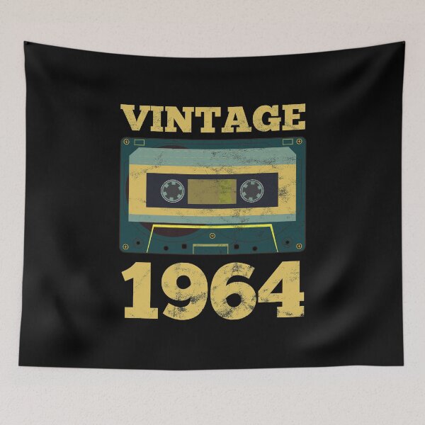 Item preview, Vintage 1964 Retro Birth Year Birthday Gift Idea designed and sold by haselshirt.