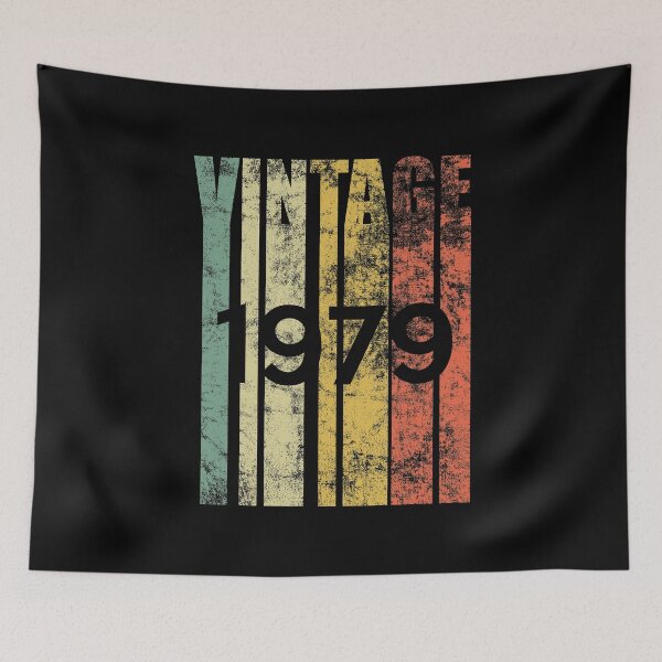 Item preview, Vintage 1979 Retro Birth Year Birthday Gift Idea designed and sold by haselshirt.