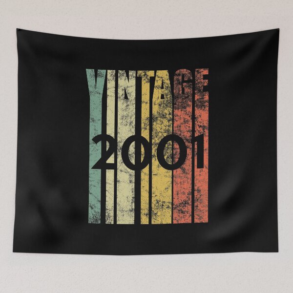 Item preview, Vintage 2001 Retro Birth Year Birthday Gift Idea designed and sold by haselshirt.