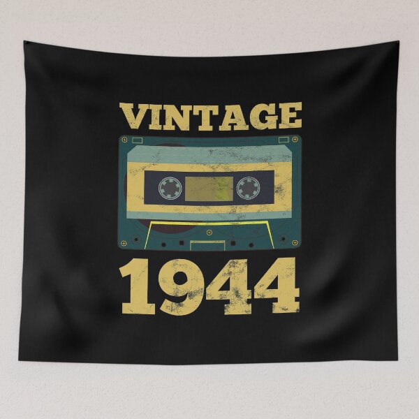 Item preview, Vintage 1944 Retro Birth Year Birthday Gift Idea designed and sold by haselshirt.