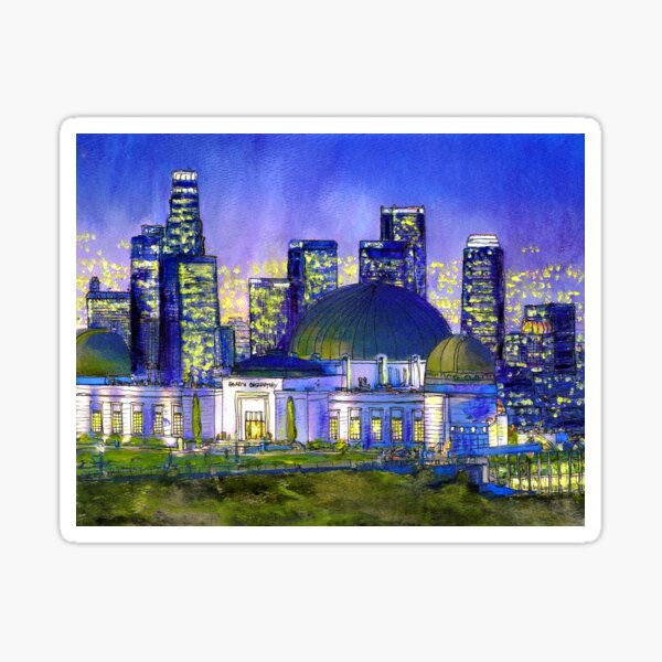 Item preview, Griffith Park Observatory with LA Nocturne designed and sold by Randy Sprout.