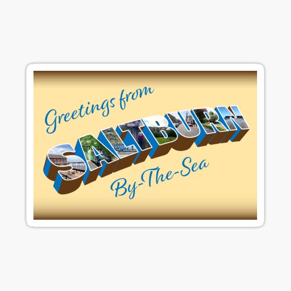 NDVH Greetings from Saltburn-by-the-Sea Sticker