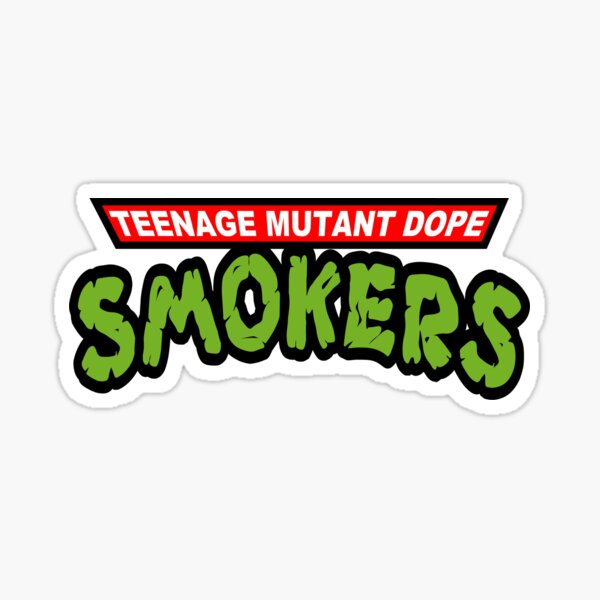 Teenage Mutant Dope Smokers Sticker