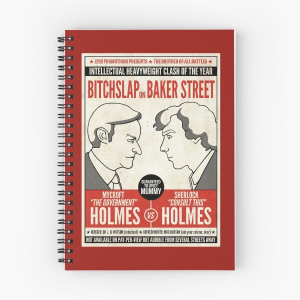 Item preview, Bitchslap on Baker Street (pillow/bag/notebook) designed and sold by redscharlach.