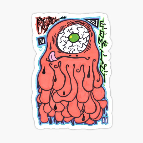 Percentum Comic Monster Sticker