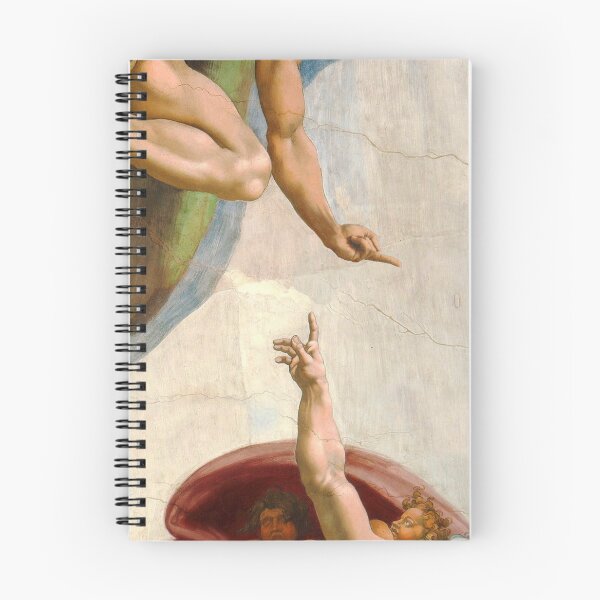 Item preview, Michelangelo - Creation of Atheist Adam - Close Up - Looking Down on God designed and sold by GodsAutopsy.