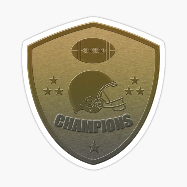 Item preview, american football champions shield designed and sold by patrimonio.