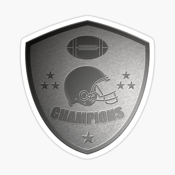 Item preview, american football champions shield designed and sold by patrimonio.