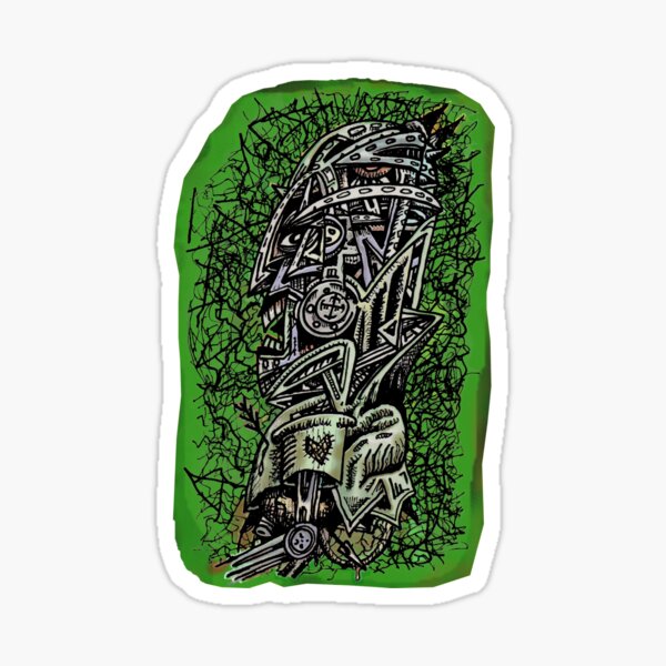 Sergeant Zombie Casualty Sticker