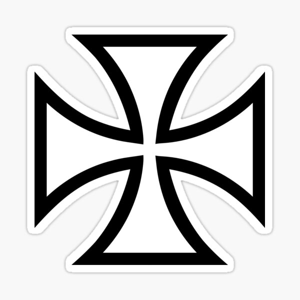 Iron Cross Stickers | Redbubble