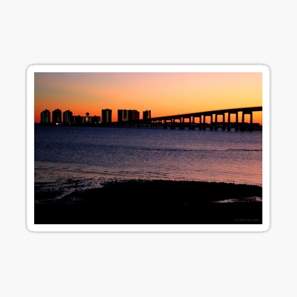 Sunset City Sticker