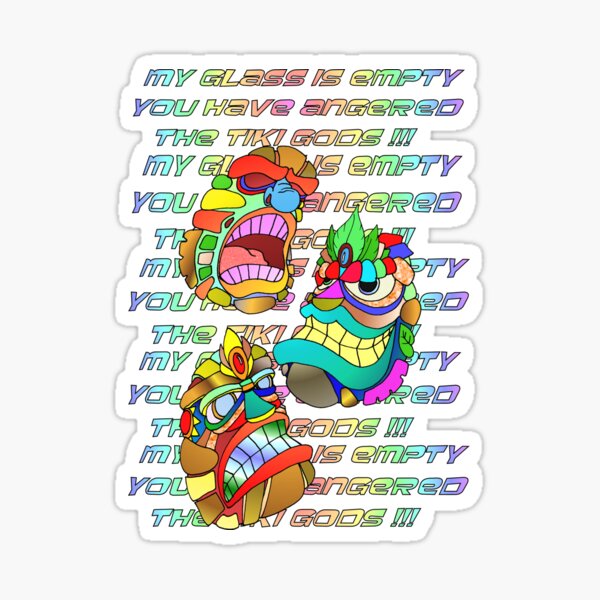 Item preview, Angry Tiki Gods designed and sold by Skree.